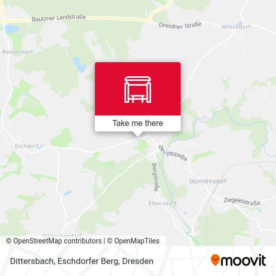 Карта Dittersbach, Eschdorfer Berg