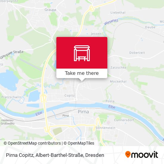 Pirna Copitz, Albert-Barthel-Straße map