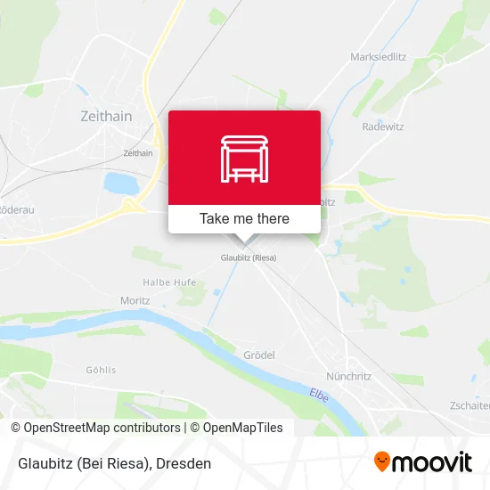 Карта Glaubitz (Bei Riesa)