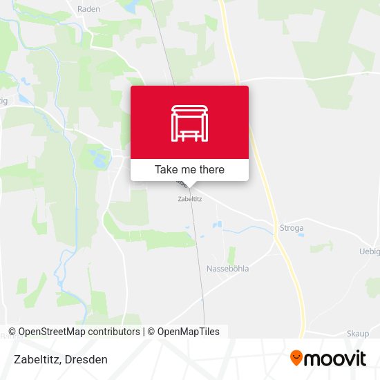 Карта Zabeltitz