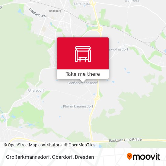 Großerkmannsdorf, Oberdorf map