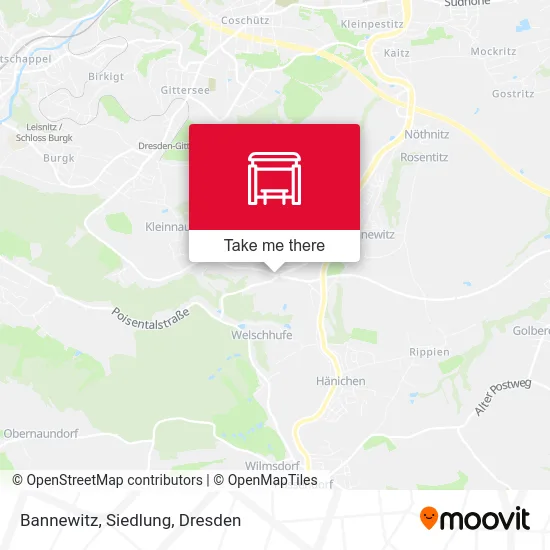 Карта Bannewitz, Siedlung