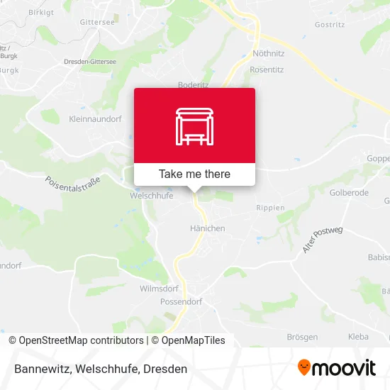 Карта Bannewitz, Welschhufe