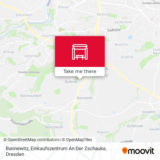 Bannewitz, Einkaufszentrum An Der Zschauke map