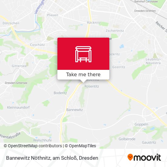 Bannewitz Nöthnitz, am Schloß map