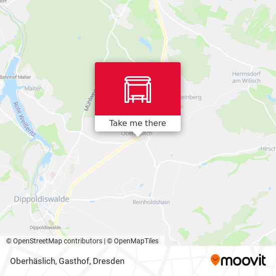 Oberhäslich, Gasthof map