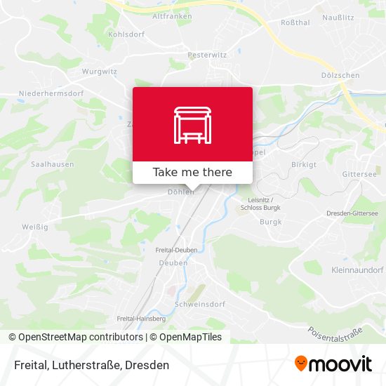 Freital, Lutherstraße map