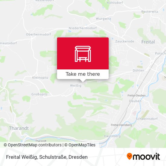Freital Weißig, Schulstraße map