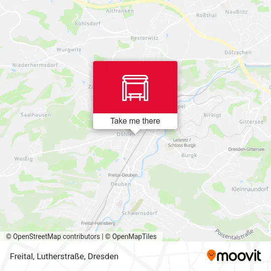 Карта Freital, Lutherstraße