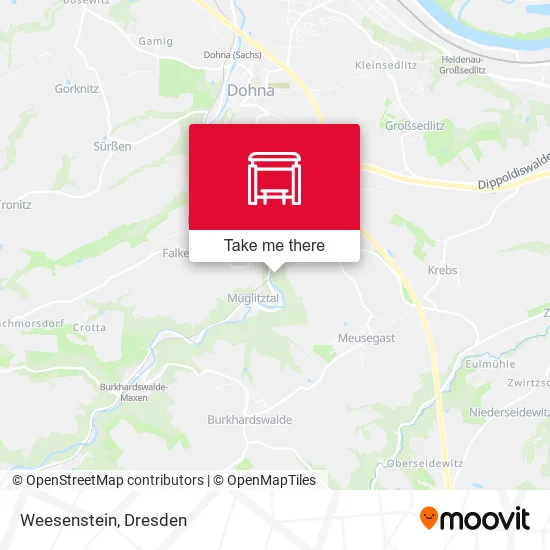 Карта Weesenstein