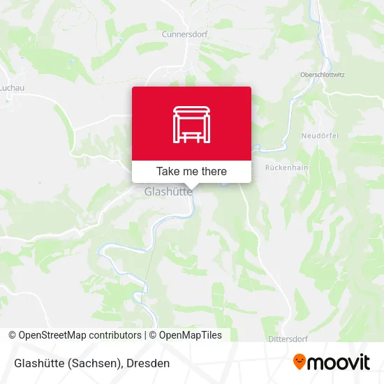 Карта Glashütte (Sachsen)