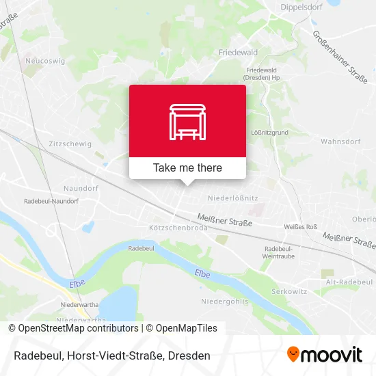 Карта Radebeul, Horst-Viedt-Straße
