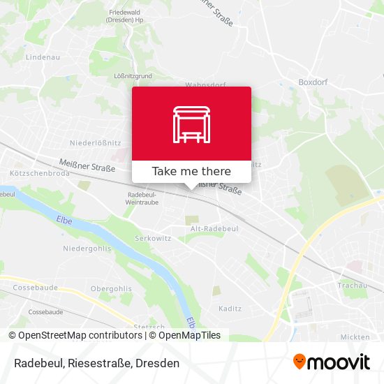 Radebeul, Riesestraße map