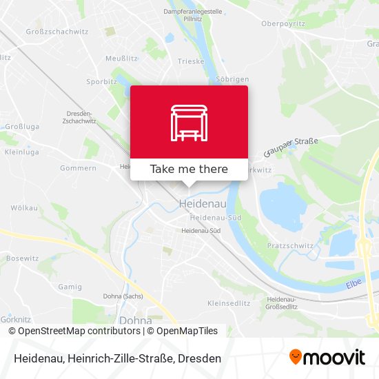 Heidenau, Heinrich-Zille-Straße map