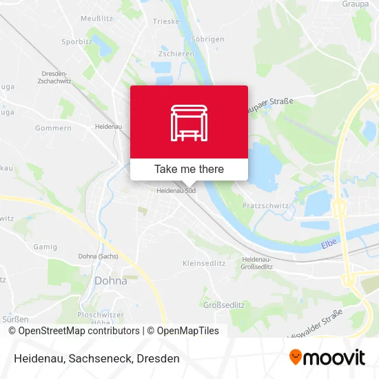 Карта Heidenau, Sachseneck