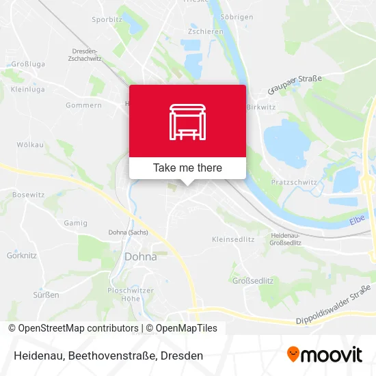 Heidenau, Beethovenstraße map