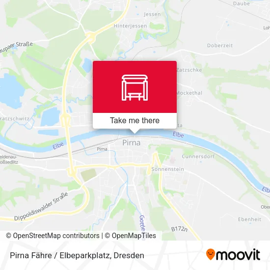 Pirna Fähre / Elbeparkplatz map