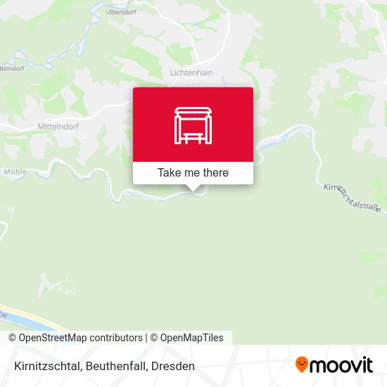 Карта Kirnitzschtal, Beuthenfall