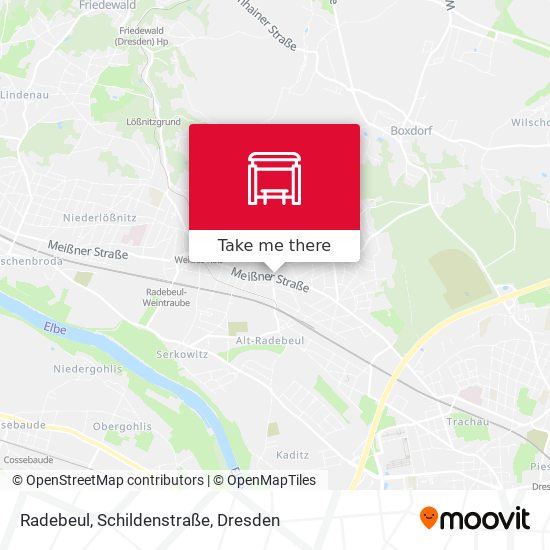 Radebeul, Schildenstraße map