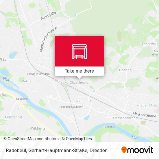 Radebeul, Gerhart-Hauptmann-Straße map