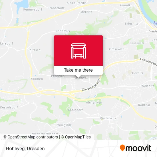 Карта Hohlweg