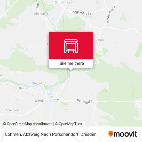 Карта Lohmen, Abzweig Nach Porschendorf