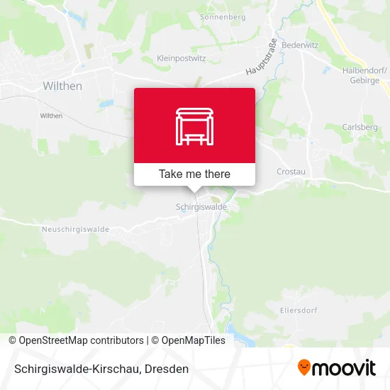 Карта Schirgiswalde-Kirschau