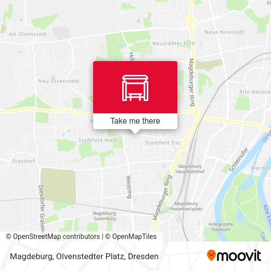Карта Magdeburg, Olvenstedter Platz