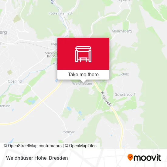 Карта Weidhäuser Höhe