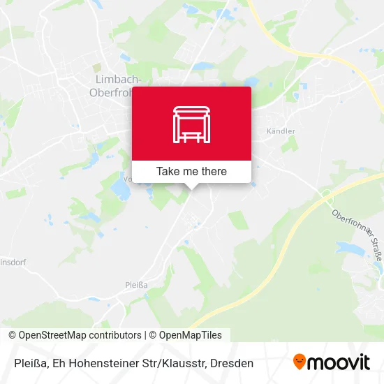 Карта Pleißa, Eh Hohensteiner Str / Klausstr