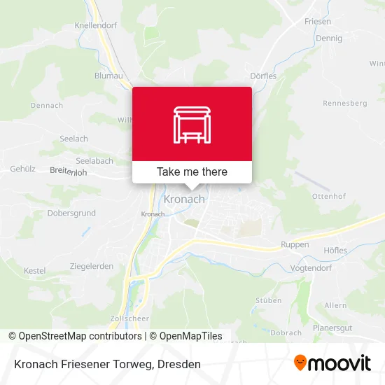 Kronach Friesener Torweg map