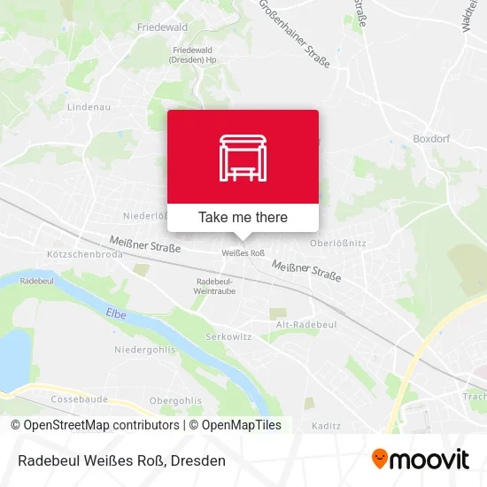 Карта Radebeul Weißes Roß