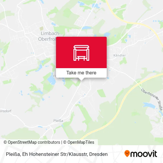 Карта Pleißa, Eh Hohensteiner Str / Klausstr