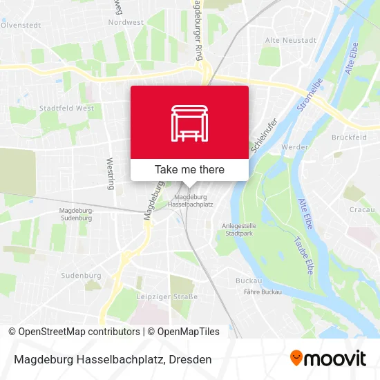 Карта Magdeburg Hasselbachplatz