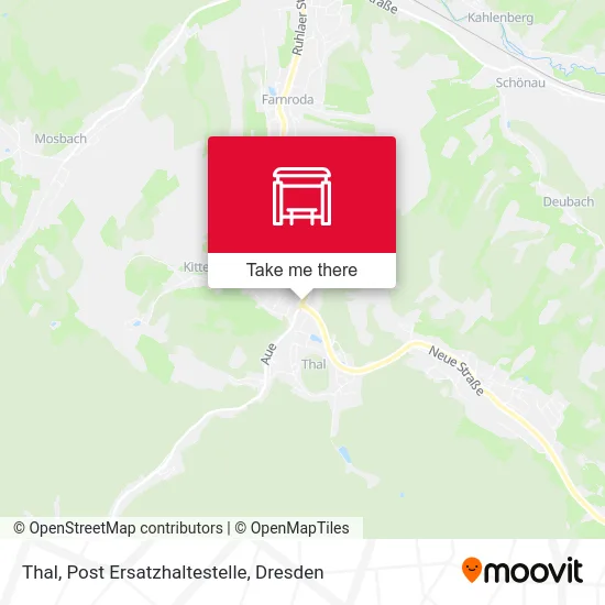 Карта Thal, Post Ersatzhaltestelle