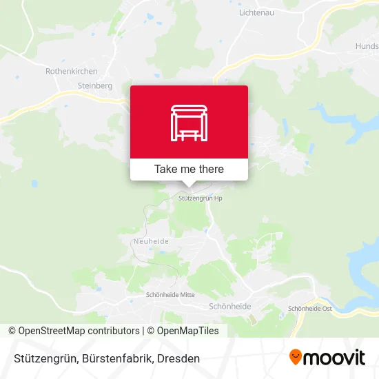 Карта Stützengrün, Bürstenfabrik