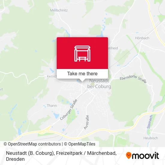 Карта Neustadt (B. Coburg), Freizeitpark / Märchenbad