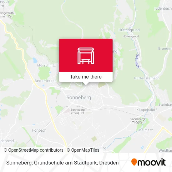 Карта Sonneberg, Grundschule am Stadtpark