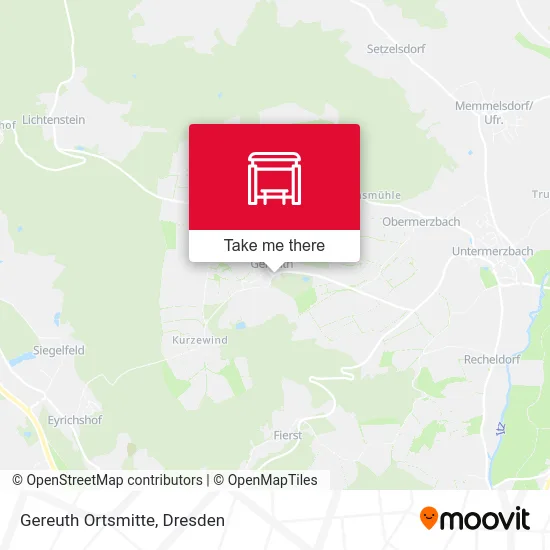 Карта Gereuth Ortsmitte