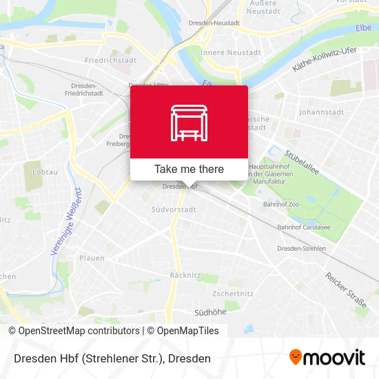 Карта Dresden Hbf (Strehlener Str.)