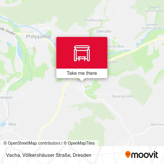 Карта Vacha, Völkershäuser Straße