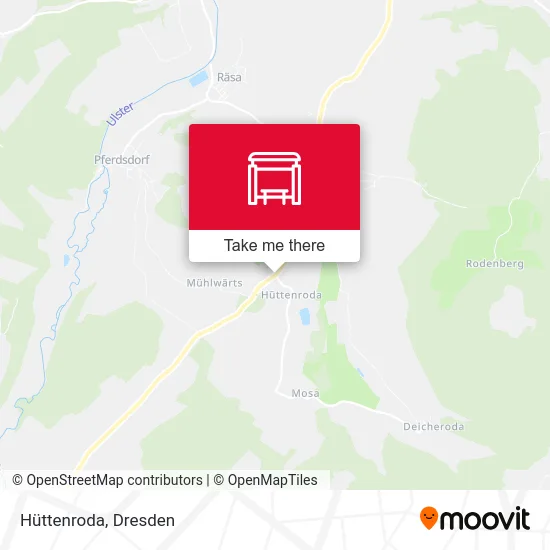 Карта Hüttenroda