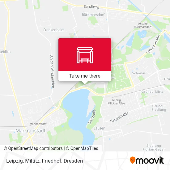 Leipzig, Miltitz, Friedhof map