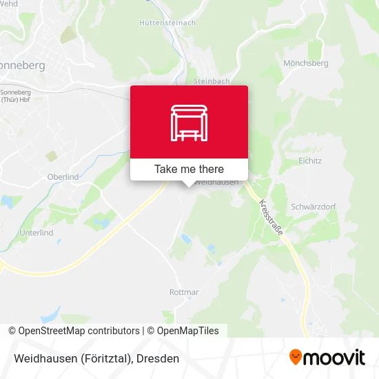 Карта Weidhausen (Föritztal)