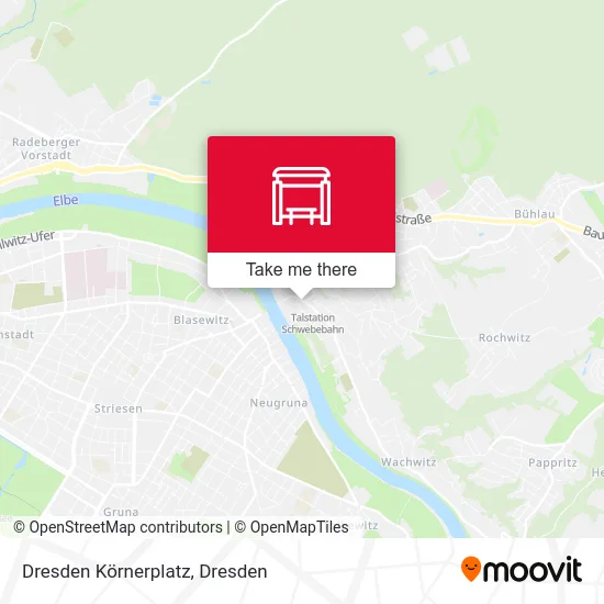 Карта Dresden Körnerplatz