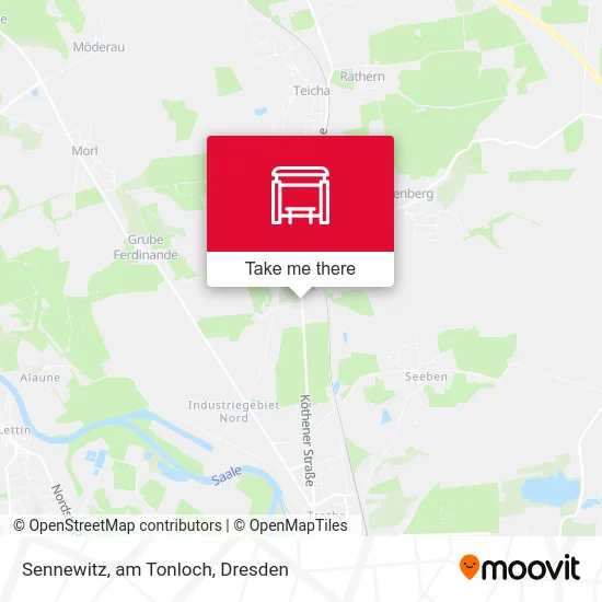 Карта Sennewitz, am Tonloch