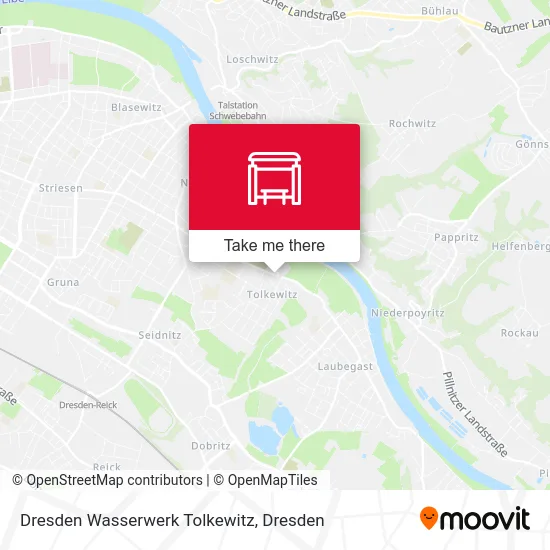 Карта Dresden Wasserwerk Tolkewitz