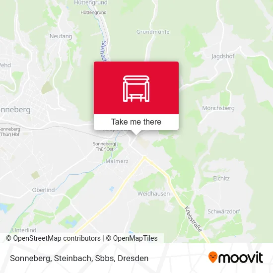 Карта Sonneberg, Steinbach, Sbbs