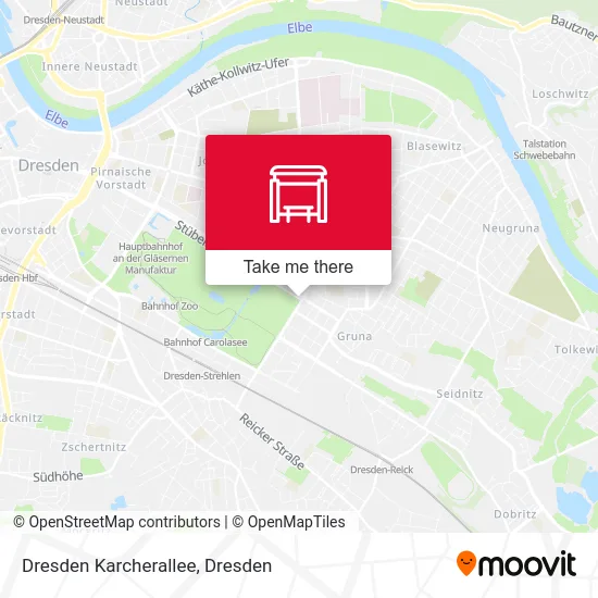Карта Dresden Karcherallee
