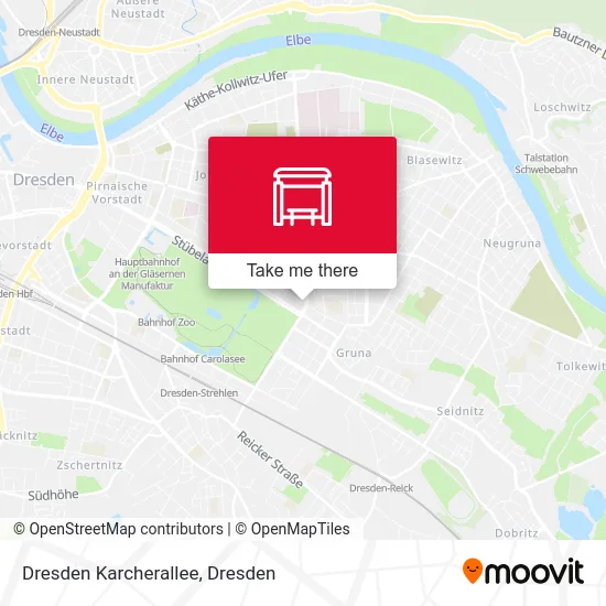 Карта Dresden Karcherallee